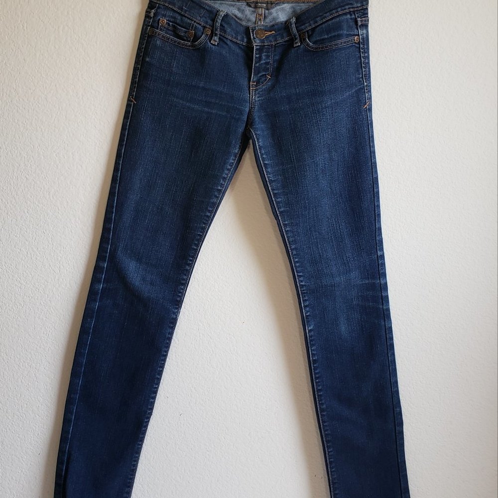 A&F Abercrombie and Fitch Perfect Stretch Erin Jeans Size 00S Zip Fly 5 Pockets